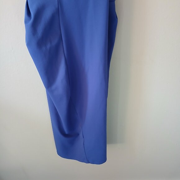Leith Women's Dress Size Small Blue Cross Strapped Royal Blue Mini Spandex Nylon - Picture 16 of 16